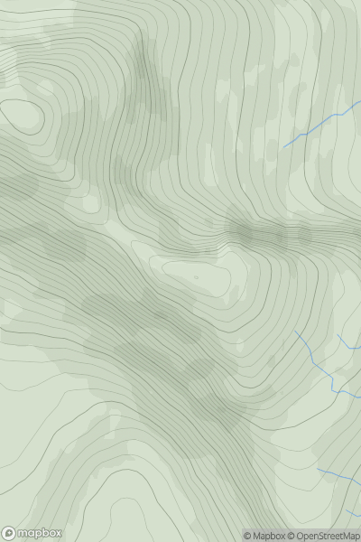 Thumbnail image for Sgurr Dubh [Loch Maree to Loch Broom] [NH060729] showing contour plot for surrounding peak